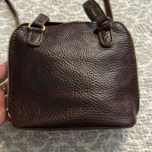 Portland Leather Goods “Petite Luna” Coldbrew Handbag